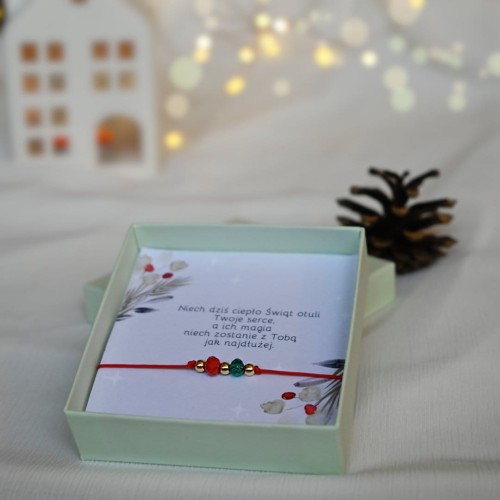 bransoletka na święta