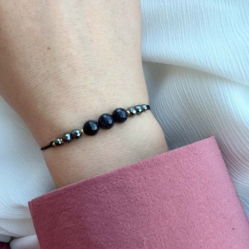 bransoletka z nocy kairu i hematytów.jpg