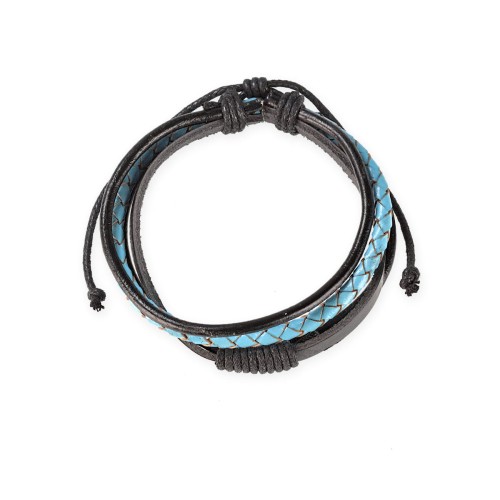 bransoletka meska skorzana