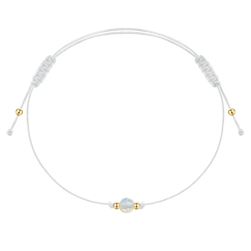 Bransoletka na urodziny - kwiecień - opal