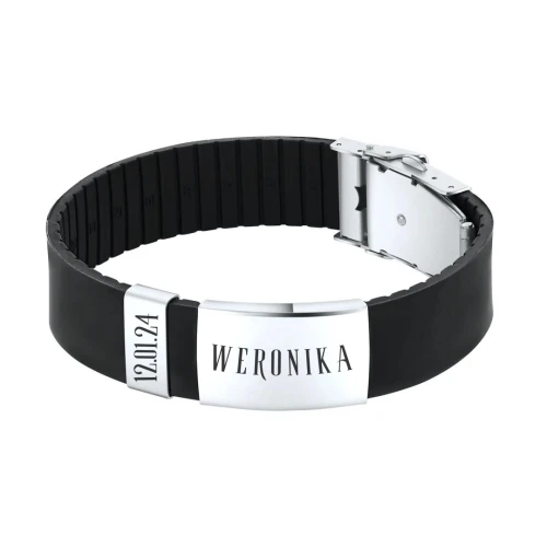 bransoletka męska z grawerem