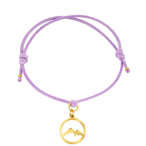 Bransoletka góry na sznurku