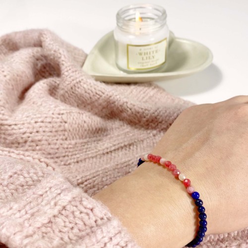 bransoletka-damska-handmade-z-kamieni-naturalnych-w-kolorze-różowym-beżowym-i-granatowym