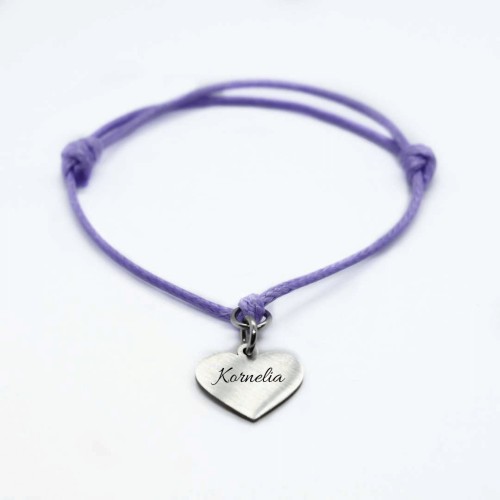 Bransoletka sznurkowa dla przyszłej mamy | aurelie.pl